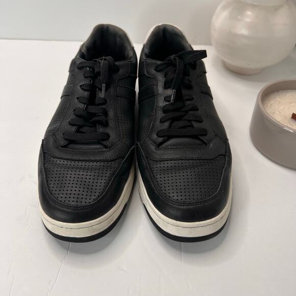 Vince Mason Perforated Leather Casual Sneaker Black Men\'s 10M/EU 44 main image 4